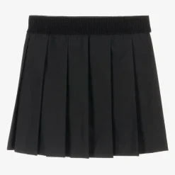 Moncler Enfant Skirts*Girls Black Pleated Skirt