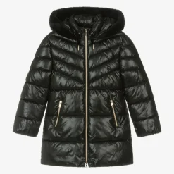 Mayoral Coats & Jackets*Girls Black Puffer Coat