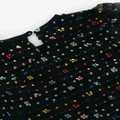 AIGNER Dresses*Girls Black Sequinned Tulle Dress