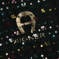 AIGNER Dresses*Girls Black Sequinned Tulle Dress