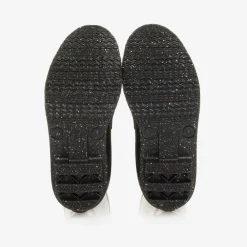 KARL LAGERFELD KIDS Rain Boots|Rain Boots*Girls Black Sparkly Rain Boots