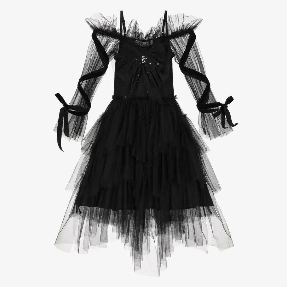 Tutu du Monde Costumes*Girls Black Tulle Tutu Dress