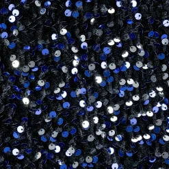 NAME IT Trousers*Girls Black Velour & Blue Sequin Trousers