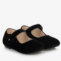 Old Soles Traditional Shoes|Pumps & Ballerinas*Girls Black Velvet Pumps