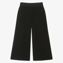 Calvin Klein Trousers*Girls Black Wide Leg Trousers