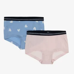 NAME IT Underwear*Girls Blue & Pink Cotton Knickers (2 Pack)