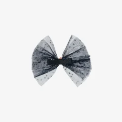 Bowtique London Hair Accessories*Girls Blue & Gold Hair Clip (10cm)