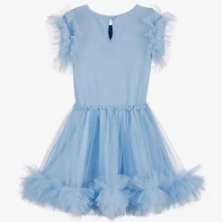 Tutu du Monde Dresses*Girls Blue Butterfly Tulle Sequin Dress