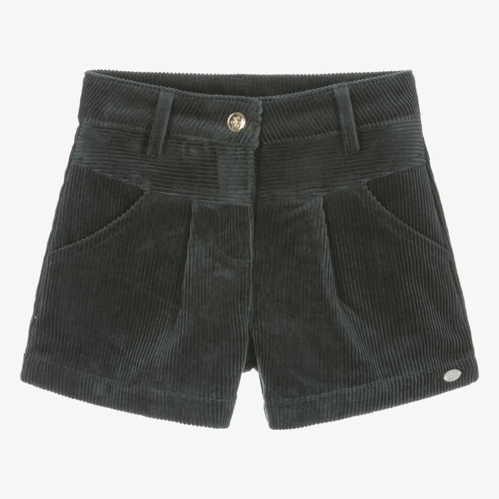 Tartine et Chocolat Shorts*Girls Blue Corduroy Shorts