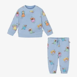 Stella McCartney Kids Tracksuits|Tracksuits*Girls Blue Cotton Fairies Tracksuit