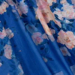 Zimmermann Dresses*Girls Blue Cotton Floral Dress DarkBlueWatercolourFloral