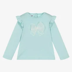 iDO Baby Tops*Girls Blue Cotton Top