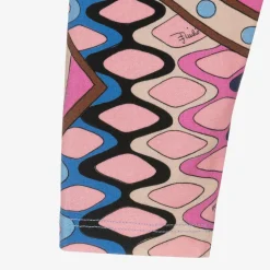 PUCCI Leggings*Girls Blue Cotton Vivara Leggings
