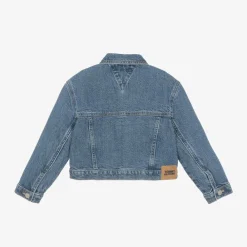Tommy Hilfiger Coats & Jackets*Girls Blue Cropped Denim Jacket