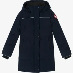 Canada Goose Coats & Jackets*Girls Blue Down Padded Juniper Parka Coat