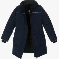Canada Goose Coats & Jackets*Girls Blue Down Padded Juniper Parka Coat