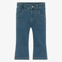 Mayoral Trousers*Girls Blue Flared Denim Jeans