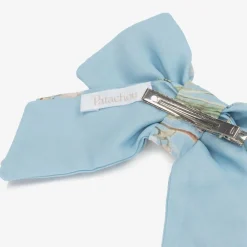 Patachou Hair Accessories*Girls Blue Floral Bow Hair Clip (14cm)