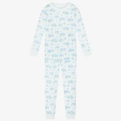Kissy Kissy Nightwear*Girls Blue Heavenly Hydrangeas Cotton Pyjamas