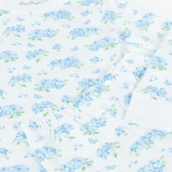 Kissy Kissy Nightwear*Girls Blue Heavenly Hydrangeas Cotton Pyjamas