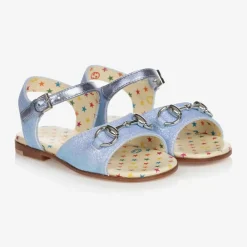 Gucci Sandals|Sandals*Girls Blue Horsebit Sandals