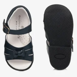 Childrens Classics Sandals|Sandals*Girls Blue Leather Sandals