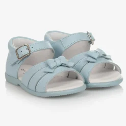 Childrens Classics Sandals|Sandals*Girls Blue Leather Sandals