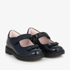 Lelli Kelly School Shoes|Bar Shoes*Girls Blue Patent Leather Bow Shoes