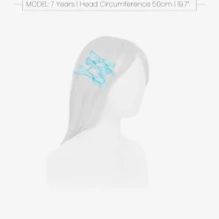 Junona Gifts|Hair Accessories*Girls Blue Satin Bow Hair Clips (3 Pack)