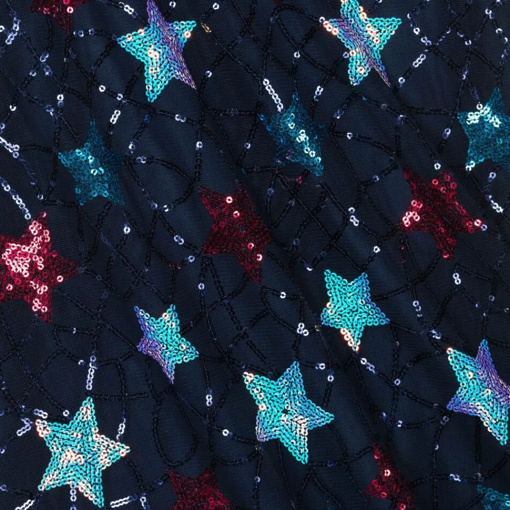 Hatley Dresses*Girls Blue Sequin Star Tulle Dress