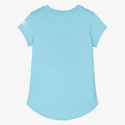 Nike Tops*Girls Blue Swoosh Logo T-Shirt