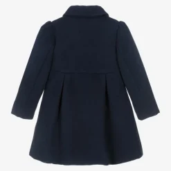 Patachou Coats & Jackets*Girls Blue Traditional Felted Coat