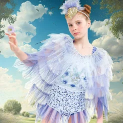 Tutu du Monde Costumes*Girls Blue Tulle Cape Costume