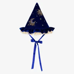 Tutu du Monde Costumes*Girls Blue Velvet Wizard Hat