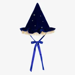 Tutu du Monde Costumes*Girls Blue Velvet Wizard Hat