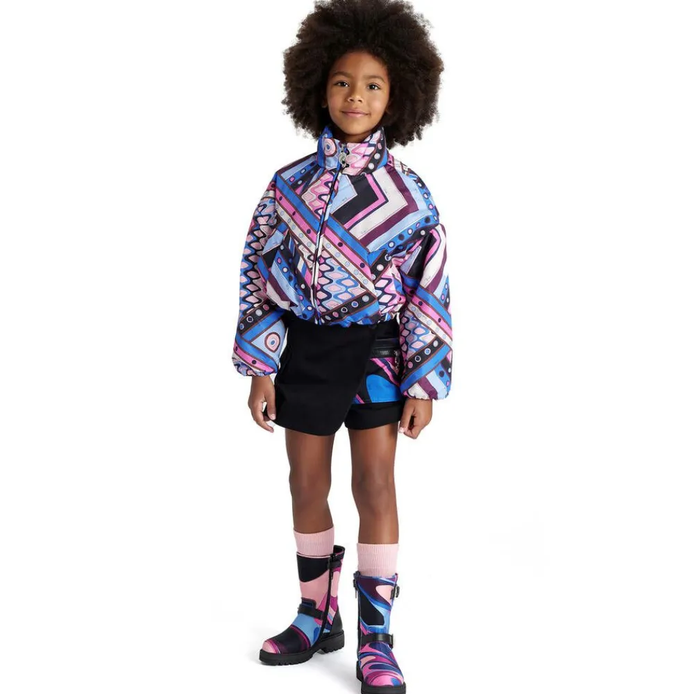 PUCCI Coats & Jackets*Girls Blue Vivara Puffer Jacket