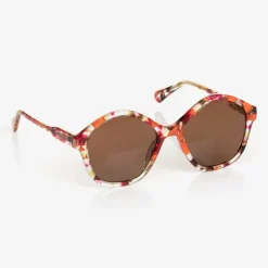 Chloé Clothing Accessories*Girls Brown & Pink Sunglasses