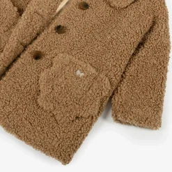 Hucklebones London Coats & Jackets*Girls Brown Bouclé Coat