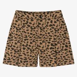 Fun amp; Fun Shorts*Girls Brown Cheetah Print Shorts
