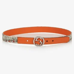 Gucci Clothing Accessories*Girls Cat Print G Logo Belt