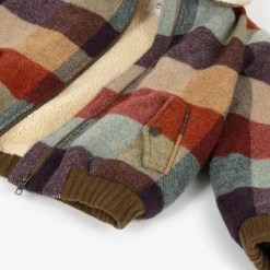 Bonpoint Coats & Jackets*Girls Checked Wool Jacket