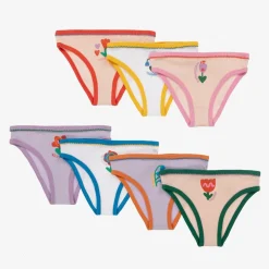 Stella McCartney Kids Underwear*Girls Colourful Cotton Knickers (7 Pack)