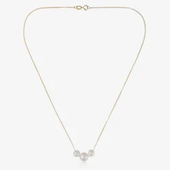 Raw Pearls Jewellery|Gifts*Girls 9ct Gold & Pearl Necklace (36cm)