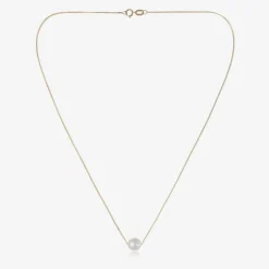 Raw Pearls Jewellery|Gifts*Girls 9ct Gold & Pearl Necklace (36cm)
