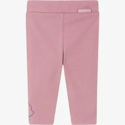 Moncler Enfant Leggings*Girls Dusky Lilac Pink Cotton Leggings