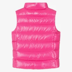 Moncler Enfant Coats & Jackets*Girls Fuchsia Pink Ghany Down Padded Gilet