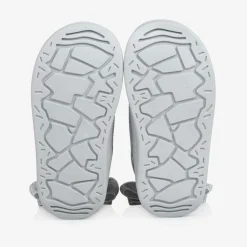 Monnalisa Boots|Boots*Girls Glittery Silver Quilted Boots