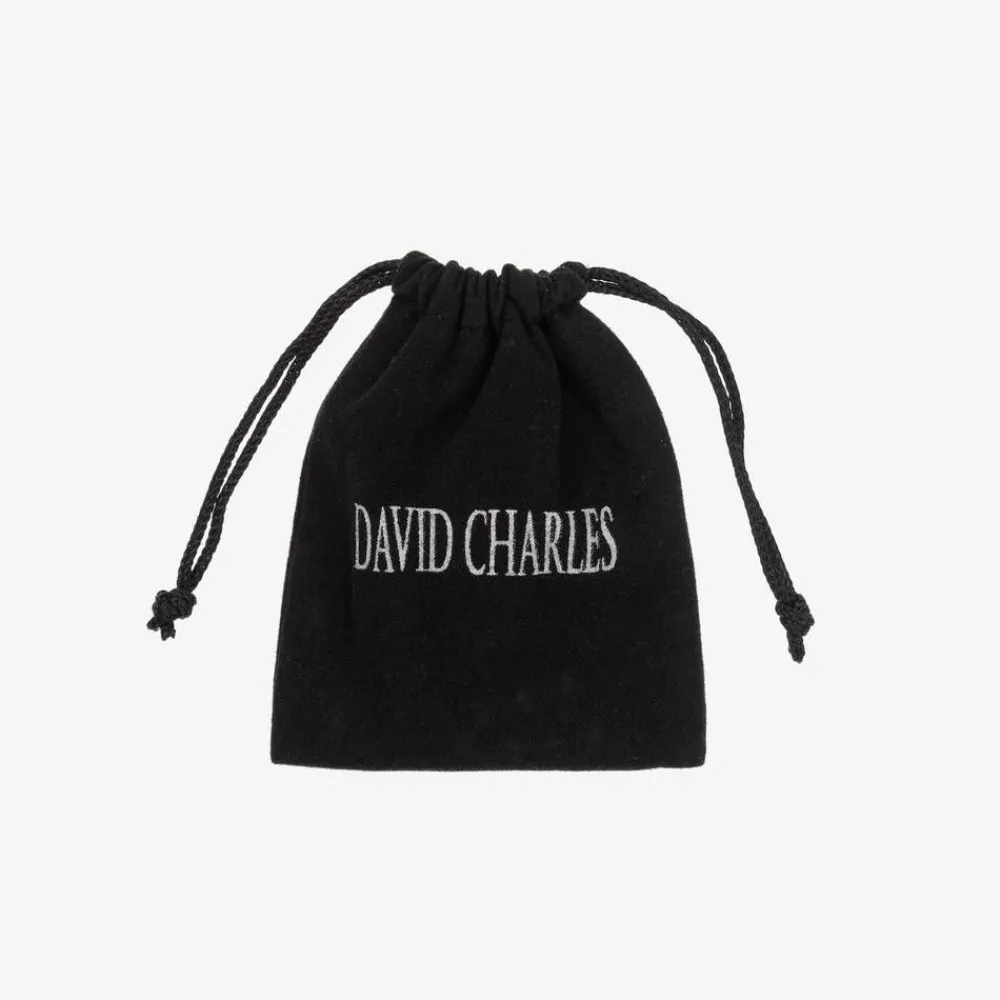 David Charles Jewellery|Gifts*Girls Gold & Black Clover Bracelet