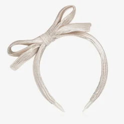 Abel amp; Lula Hair Accessories*Girls Gold Bow Stripe Hairband