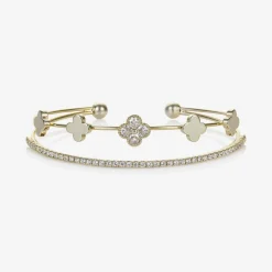 David Charles Jewellery|Gifts*Girls Gold Clover Bracelet